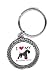 I Love My Kerry Blue Terrier Key Chain