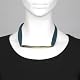 Brass Fold Ribbon Necklace by Helen Rohner For Women||RF10F