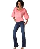 Baby Phat - Baby Phat Plus Size Dolman bubble-Sleeve Top & Five-Pocket Jean