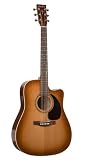 Simon & Patrick Cutaway GT Vintage Burst Acoustic Electric Guitar - Cedar A3T