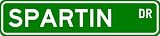 SPARTIN Street Sign ~ Personalized Family Lastname Sign ~ Gameroom, Basement, Garage Sign Novelty** ALUMINUM METAL