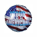 Proud To Be An American 18" Mylar Balloon