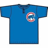 Majestic MLB Crewneck Replica Jersey (T-Shirt)-Chicago Cubs, Small