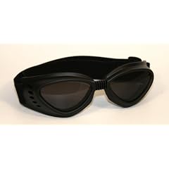 Motorradbrille schwarz, Gl�ser get�nt Smoke
