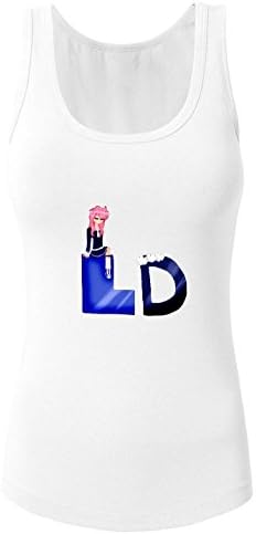 LDShadowLady LD Logo women's O Neck Tee shirt White Small