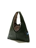 K1AL&D1 Leather look Zen Black 2009 version, SHIBORI Dots AZUKI Lining of Katty TESAGE tote bags, comes with Purse Insert (drawstring organizer), P-Leather (Water-proof), Hobo Style