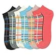 Lot Of 3 Pairs Womens Patterned Stripes Anklet Ped Socks ( 9-11)