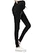 Simplicity Women's Cotton Knit MaternityStretch Leggings for Pregnant, 7397_Black,One Size
