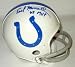 Earl Morrall Autographed Baltimore Colts Mini Football Helmet with 