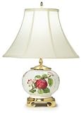 Portmeirion Pomona Table Lamp Globe Vase W/ Hoary Morning Apple