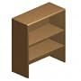 HON 10700 Bookcase for 36" Storage Cabinet, 32-5/8w x 14-5/8d x 37-1/8h, Medium Oak