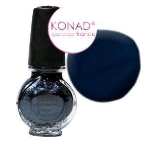 vernis Noir pétrole stamping nail art konad 11ml vernis Noir pétrole stamping nail art konad 11ml