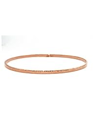 CleverEves 18Kt Gold Pink Slip-On 2.7mm Bangle