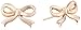 Amazon Essentials Sterling Silver Bow Post Earrings, (previously Amazon Collection)