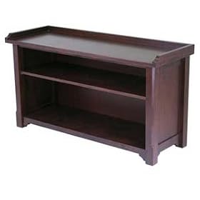 Milan Bench With Storage Shelf