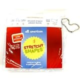 Stretchy Shapes Shaped Rubber Bands Bracelets 24Pack Solar Powered All American