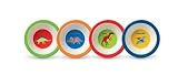 Crocodile Creek's Dinosaurs 4 Piece Children's Melamine Bowl Set