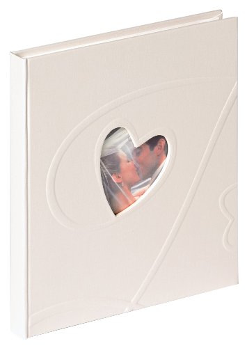 Produkt-Bild: Walther GB-121 G&auml;stebuch "Amore", Format 23 x 25 cm, 144 wei&szlig;e Seiten, mit Bildausschnitt