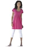Spiegel Pleated Empire Tunic Tee Dress by Newport News