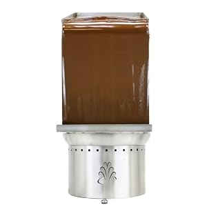 Buffet Enhancements Stainless Steel Chocolate Fountain Wall fits 35 and 40 Inch Fountains by Buffet Enhancements