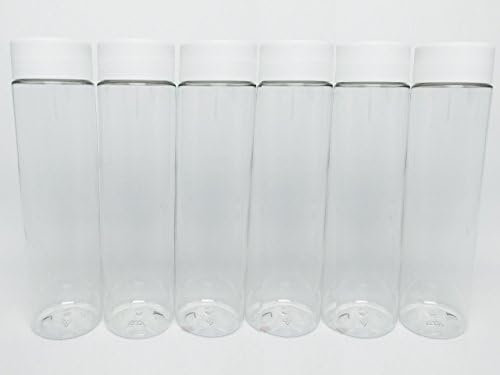 Empty Sensory Bottles, 8 oz, Set of 6 Bottles