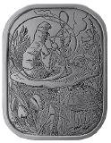  : AA7 Caterpillar Alice In Wonderland Belt Buckle