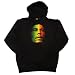 Bob Marley Jamaican Flag Face Hoodie #2