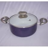 Ceramic non-stick pan induction with lid; ?? cm.20