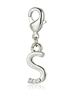 Diamond Style Charm Initial S