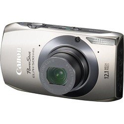Canon PowerShot ELPH 500 HS 12.1 MP CMOS Digital Camera with Full HD Video and Ultra Wide Angle Lens (Silver)
