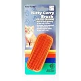 (Price 1)Rubber Kitty Curry Brush by Top Dawg Pet Supplies