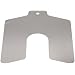 Stainless Steel Slotted Shim, 0.001" x 4" x 4" (Pack of 20)