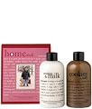 philosophy - home sick for the holidays - ultra-rich 3-in-1 milk and cookie shampoo, shower gel and bubble bath set