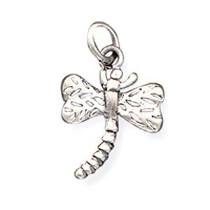 Pendant - Sterling Silver Antique Dragonfly Charm