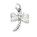 Pendant - Sterling Silver Antique Dragonfly Charm