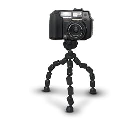 Q:electronics Flexible Tripod (Charcoal Black)