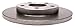 Raybestos R-Line Replacement Rear Disc Brake Rotor for Select Buick Allure/LaCrosse, Pontiac Grand Prix Model Years (580171R)