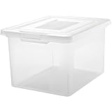 IRIS 4-Piece Letter and Legal Size File Box Storage