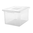 IRIS 4-Piece Letter and Legal Size File Box Storage