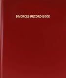 31wPdXFX2fL. SL160 BookFactory® Divorces Record Book 120 Page, 8.5x11, Red Hardbound (XLog 120 7CS A L Red(Divorces Record Book))