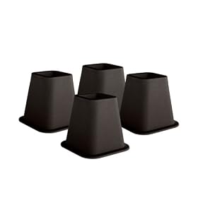 Kennedy Home Collection 2995 6-Inch Bed Risers, 4-Pack