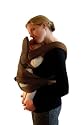 Wlikinet Baby Carrier Organic Cotton (Chocolate)