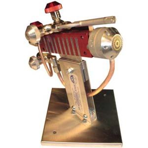 Nortel Red Max Bench Burner Lampworking Surface Mix Torch with Minor Top Mounted Torch