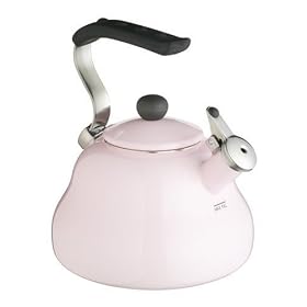 Kitchen Craft Le'Xpress Coloured Whistling Kettle 2.0 Litres - 'Simply Pink'
