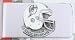 Miami Dolphins Pewter Money Clip