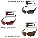 Christian Dior Glossy 2 Rectangular-Square Sunglasses: Burgundy/Burgundy