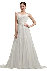 Taffeta 2015 Crystal Crystals Lace Empire   Waistline Wedding Dress 