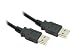 2M USB 2.0 Data Cable A Male to A Male - Black