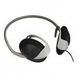 Compucessory Stereo Back Headphones Digital 35mm Cone Drivers Mylar Cord 1.2m 20-20Khz Ref CCS55224