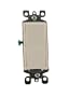 Leviton 5618-2W 15-Amp, 120/277 Volt, Decora Rocker Pilot Light, Illuminated On, Neutral Single-Pole AC Quiet Switch, Residential Grade, Grounding, White